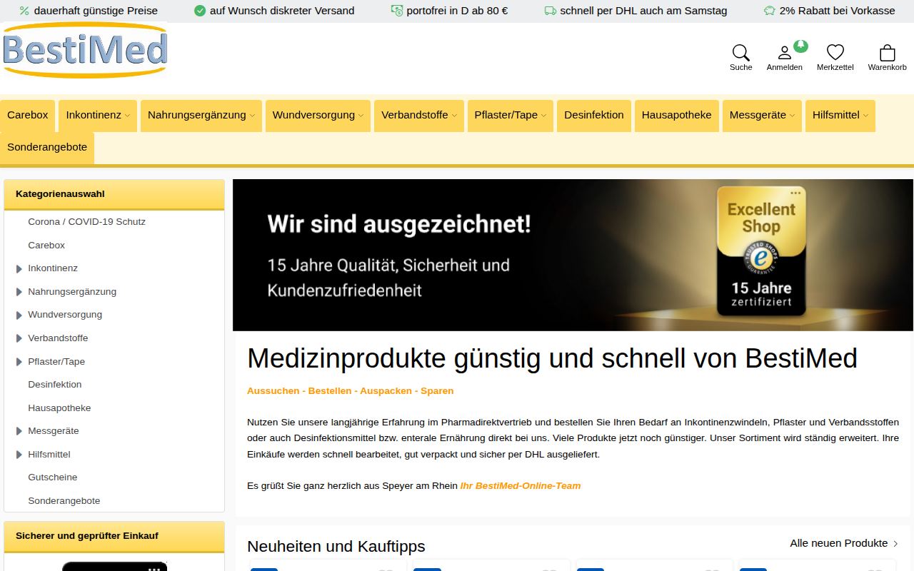 bestimed.de – XONIC Reference