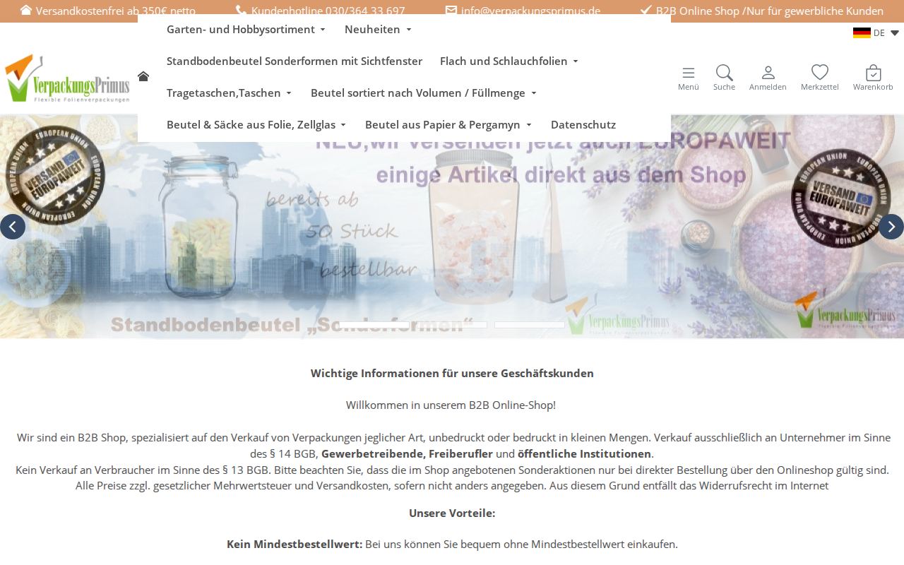 beutel-folien-shop.de – XONIC Reference