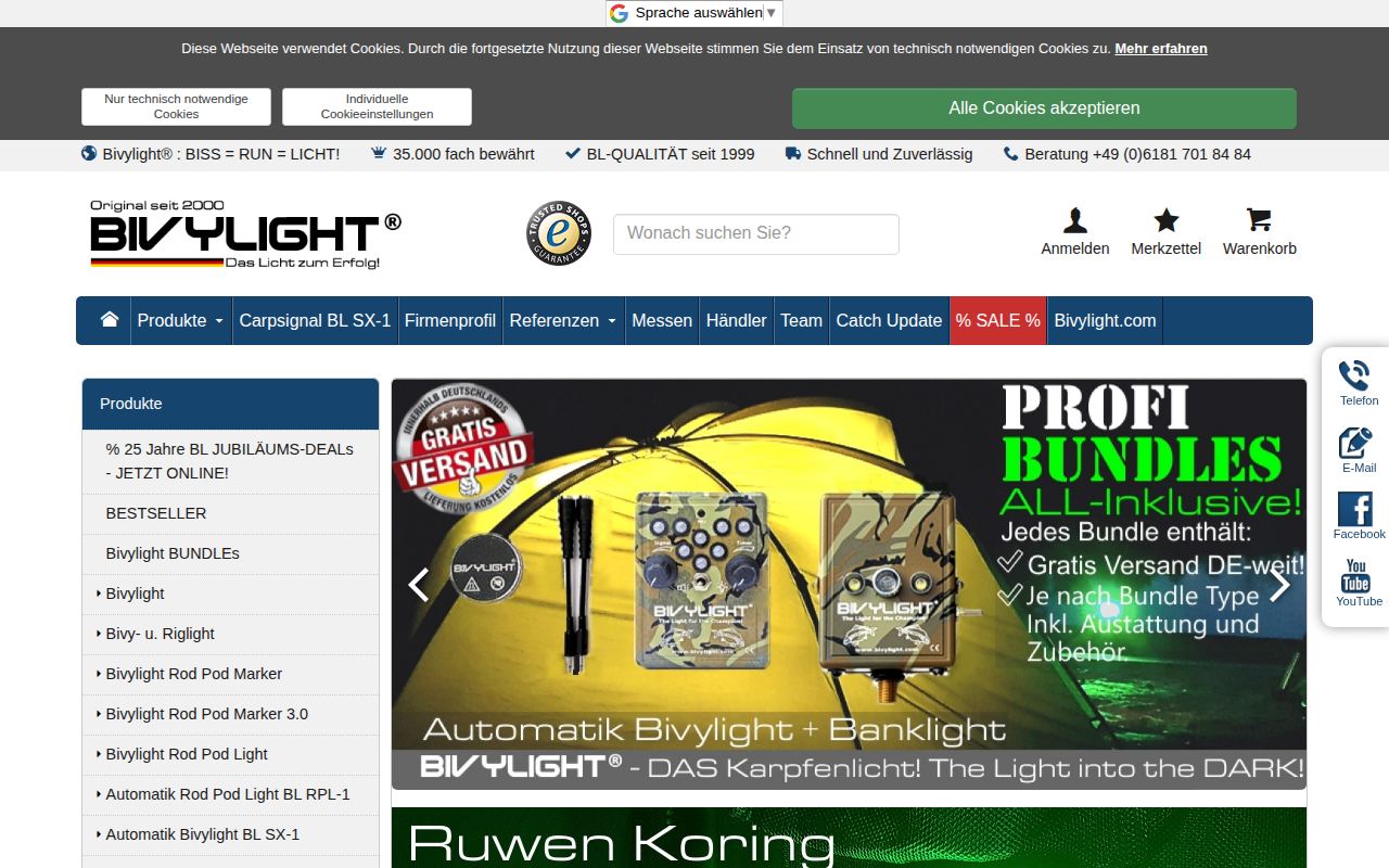 bivylight.de – XONIC Reference