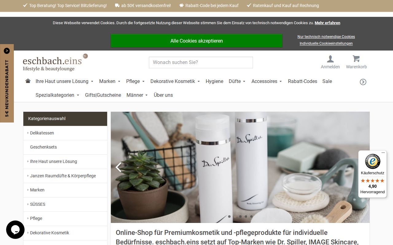 eschbacheins-onlineshop.de – XONIC Reference