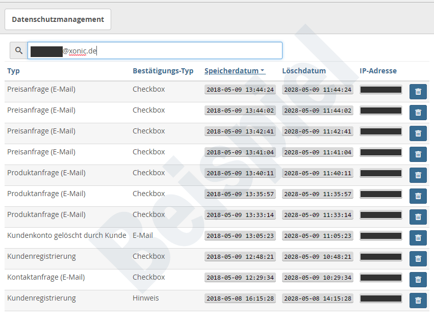Data Protection Management