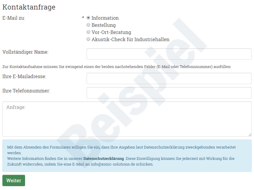 GDPR Contact Request 2